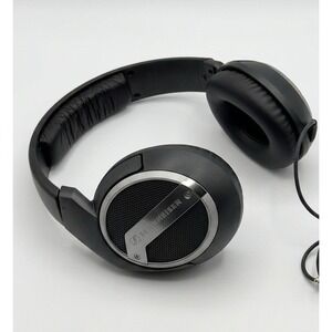 Sennheiser HD 449 Over Ear Headphones Black Tested Working Good Condition